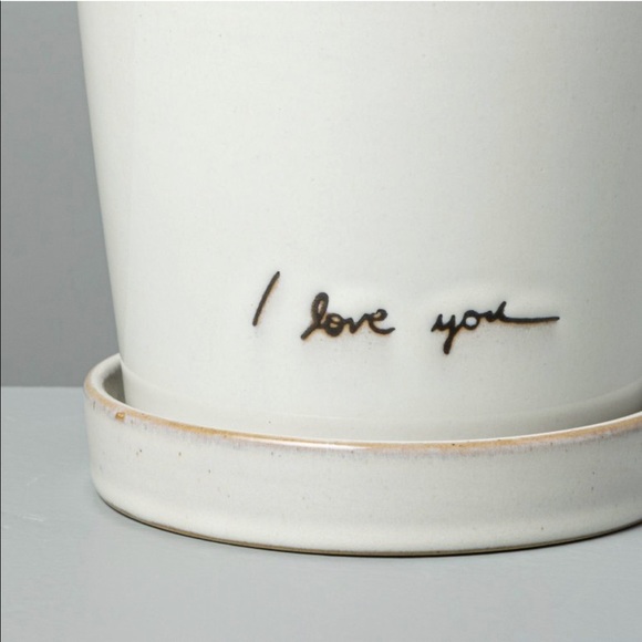 Hearth & Hand I love you flower pot+Mother’s Day - Picture 3 of 5